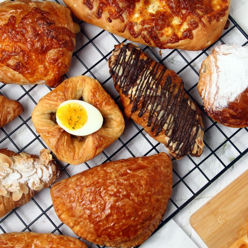 Freshly baked pastries